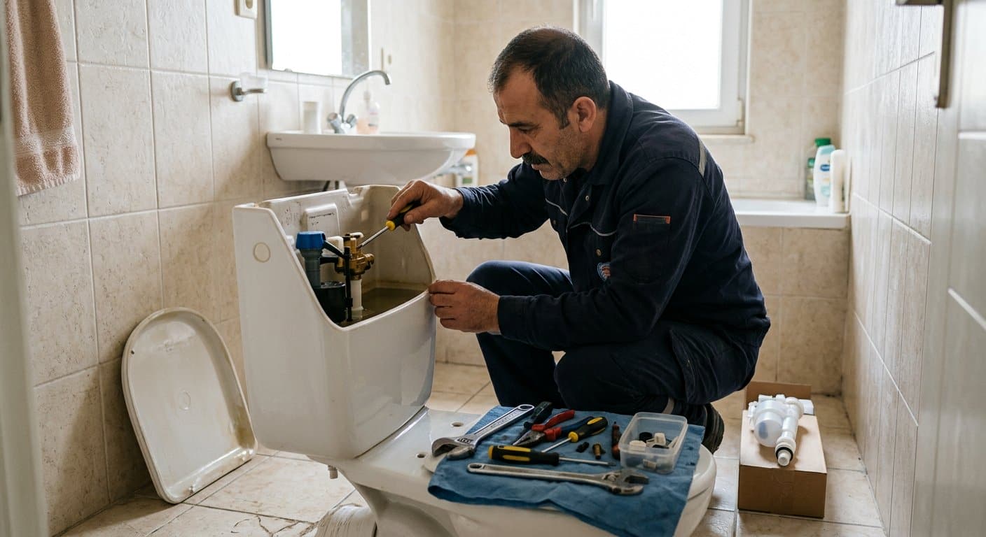 Sifon ve Rezervuar Tamiri uygulaması
